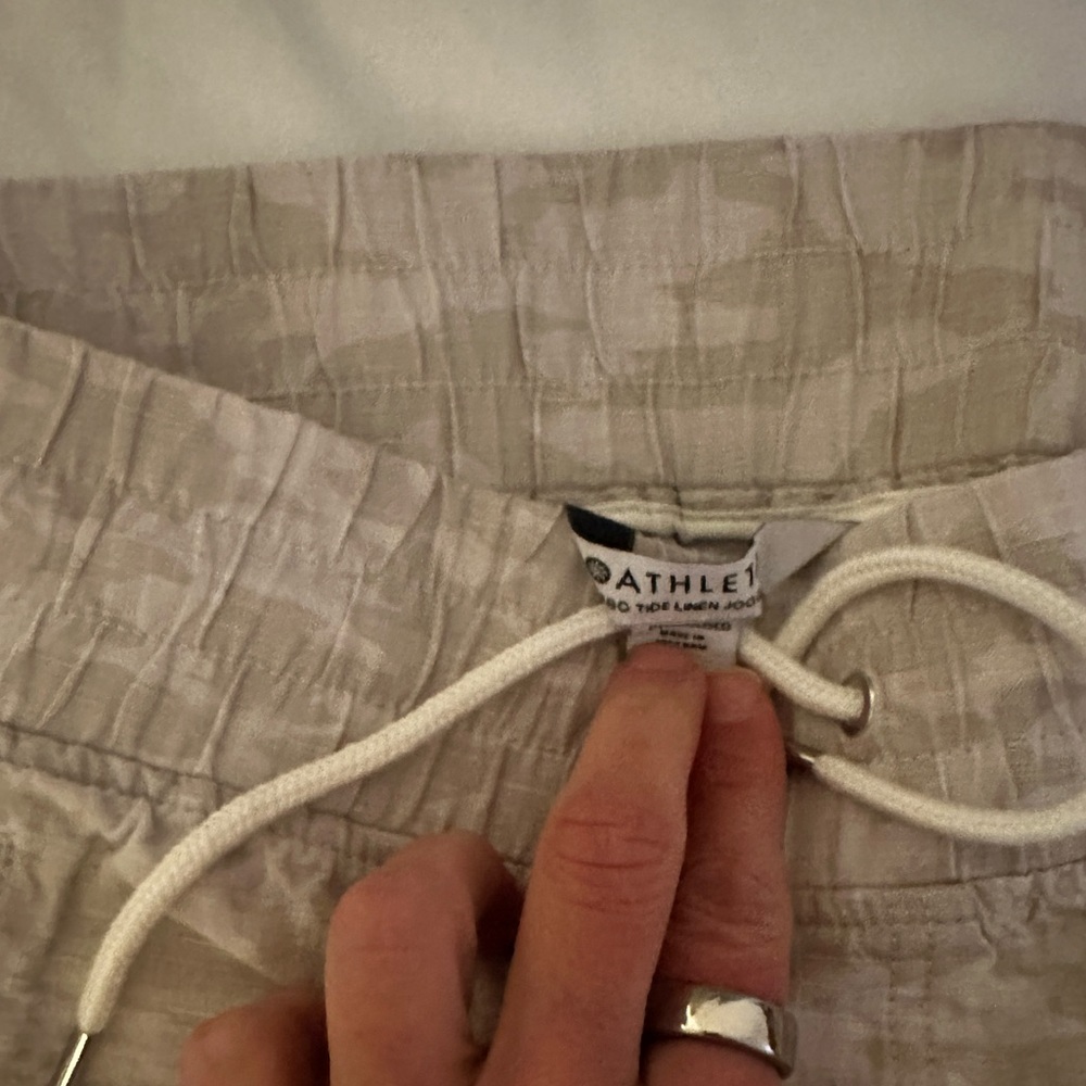 Athleta Cabo Tide Linen Jogger